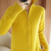 Women's Cardigan Knitted Jacket Spring Autumn Korean All-Match Slim Sweater Large Size Tops Female S-6XL свитер