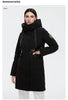 brand women's coat Women's winter jacket down parka warm outwear Female black patchwork thick jacket 020
