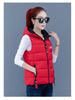 Autumn Winter Down Cotton Vest Women Short Jacket OuterWear All-Match Sleeveless Waistcoat Vests Woman Coat 3XL