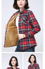 Winter Plus Thick Fleece Women's Warm Plaid Shirt Coat Lady Casual Velvet Jacket Tops Brand Woman Clothes Outerwear