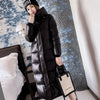 Winter Long Down Jacket Women's Thick Cotton Parkas Outwear Plus size 4XL Loose Windproof Hooded Snow Coat Female
