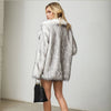 Women's fur coat imitation fox fur coat leisure warm fur coat in large European and American sizes jacket loose cardigan top