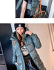 Winter Long Down Jacket Women's Thick Cotton Parkas Outwear Plus size 4XL Loose Windproof Hooded Snow Coat Female