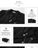 Women Punk Gothic Cropped Blazer with Metal Chain Harajuku Design Streetwear Chic Patchwork Suit Office Lady Commute Short Coat