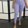 Womens Stretchy Pants Plus Size Elastic Comfort Europen Style Elastic Waist Pencil Trousers Tapered Skinny