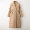 Women Winter degree Thick Coat Warm Parka Oversized Maxi Long coat with belt Casual Outerwear