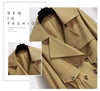 Spring Autumn Women Jacket Causal Windbreaker Famale Basic Jackets Short Coats Double breasted Ladies Outwear Tops K314