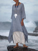 Women Irregular Leisure Loose Fitting Shirt Tunic Pullover Blouse Baggy Tops Round Neck Comfy Dress