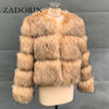 Woman Faux Raccoon Fur Coat Short Warm Fur Top Furry Jacket Women Winter Plush Fluffy Fur Coats for Woman
