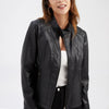 Leather Jacket Women Spring Autumn Jackets Ladies Motorcycle Large Size Stand Collar PU Leather Jacket Female Outerwear 3XL