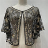 Women's 1920s Shawl Beaded Sequin Deco Evening Cape Bolero Flapper Cover Up European And American Wedding Dress Shawl On Stage