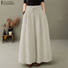Elegant Women's Wide Leg Pants Autumn Trousers Casual Drawstring Pantalon Palazzo Female Elastic Waist Turnip Oversized