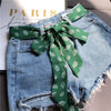 Choice Ribbon Jeans Dress Belt Women Imitation Silk scarf Tie Decorative Cloth Strips All-Matchwide Waist Belt For Women 5X200CM