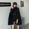 Autumn Winter Plus Size Women Coat Woolen Cloth Cloak Loose Overcoat Female Manteau Femme Hiver Oversize