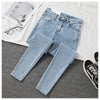 Jeans Female Denim Pants Black Color Womens Jeans Woman Stretch Bottoms Skinny Pants For Women Trousers 38