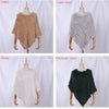 Genuine Rabbit Fur Knitted Natural Fur Poncho Wrap Coat Shawl Lady Scarf Natural Fur Wedding Party Cape
