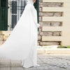 Women Chiffon Abaya Eid Mubarek Muslim Dresses Robe Long Sleeve Hijab Vestidos Abayas For Women Isamic Clothing