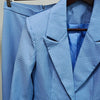 Designer Blazer Suit Set Women's Single Button Diamonds Beaded Camis Blazer Pants Suit 3pcs Set