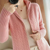 Women's Cardigan Knitted Jacket Spring Autumn Korean All-Match Slim Sweater Large Size Tops Female S-6XL свитер