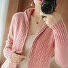 Women's Cardigan Knitted Jacket Spring Autumn Korean All-Match Slim Sweater Large Size Tops Female S-6XL свитер