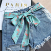 Choice Ribbon Jeans Dress Belt Women Imitation Silk scarf Tie Decorative Cloth Strips All-Matchwide Waist Belt For Women 5X200CM