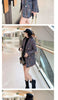 Spring Autumn Small Fragrance Wind Temperament Plaid Tweed Jacket Women Mid-length All-match Woolen Coat
