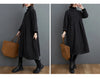Winter Women Trench Fleece Long-sleeved Loose Corduroy Solid Color Vintage Casual Women Long Warm Coat YoYiKamomo