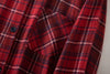 Spring Autumn Women Casual Plaid Night Dress Female 100% Cotton Nightgown Long Sleeve Sleepshirts Large Size Home Dress