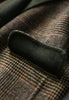 Handmade 90%Wool Women Plaid Blazer Coat Elegant Chic Wool Blend Khaki Blue Winter Coats