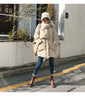 Women White Duck Down Coat Winter Female Scarf OverSize Jackets Round Neck Loose Thicken Parkas Warm Outwear