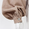 Autumn Cropped Corduroy Jackets Overcoat Single Breasted Lantern Sleeve Coats Women Vintage Winter Women Jacket 18047