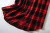 Long Sleeve Sleeping Shirt Nightwear Dress for Woman Plaid Multi Colors Plus Size Shirt Nightdress Cardigan Nighty for Ladies