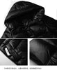 Winter Down Cotton Jackets Women's Clothing Long Parkas Slim Hooded Warm Winter Coats Female Black Overcoats V1162