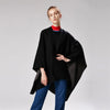 Winter Poncho Women Capes Scarf Imitation Cashmere Ladies Scarves Warm Shawls Wraps Woman Ponchos Bufanda Mujer Foulard