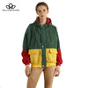 Bella Philosophy color block Long Sleeve Corduroy Women jacket Patchwork Autumn women Jacket plus size women button female coat