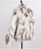 Genuine Rabbit Fur Coat Women Real Rabbit Fur Jacket Lady Winter Fur Overcoat Customized Big Size Mandarin Collar