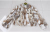 Genuine Rabbit Fur Coat Women Real Rabbit Fur Jacket Lady Winter Fur Overcoat Customized Big Size Mandarin Collar