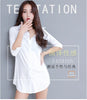 Women's Long Cotton Blend Dress Shirt Loose Boyfriend Style White Pink Spring Full Sleeve Korean Tops Street