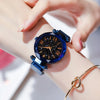 Reloj Mujer Starry Sky Women Watches Magnetic Mesh Belt Band Watch Women's Dress Wristwatch Zegarek Damski
