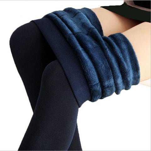 Women Pants Autumn Winter Plus Thick Warm High-quality Thermal Trousers Woman Leggings One Size