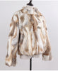 Genuine Rabbit Fur Coat Women Real Rabbit Fur Jacket Lady Winter Fur Overcoat Customized Big Size Mandarin Collar
