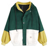 Bella Philosophy color block Long Sleeve Corduroy Women jacket Patchwork Autumn women Jacket plus size women button female coat