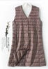 Spring Womens Down Jackets Vest Long Ultra Light Waistcoat Winter Puffer Jacket Slim Parkas ED757