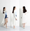 Spring Autumn women thin knitted cardigans, Women long Sweaters vestidos Cardigans outerwear black gray coat