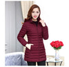 Women Cotton Padded Detachable Hooded Jacket 6XL Winter Warm Coat Loose Medium long Parkas Outwear Female Casual Jackets Tops