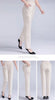 5XL Long Pants Women High Waist Stretch Cotton Straight Trousers Women Loose Solid Work Office Ladies Pants