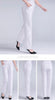 5XL Long Pants Women High Waist Stretch Cotton Straight Trousers Women Loose Solid Work Office Ladies Pants