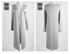 Spring Autumn women thin knitted cardigans, Women long Sweaters vestidos Cardigans outerwear black gray coat