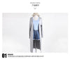 Spring Autumn women thin knitted cardigans, Women long Sweaters vestidos Cardigans outerwear black gray coat