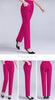 5XL Long Pants Women High Waist Stretch Cotton Straight Trousers Women Loose Solid Work Office Ladies Pants
